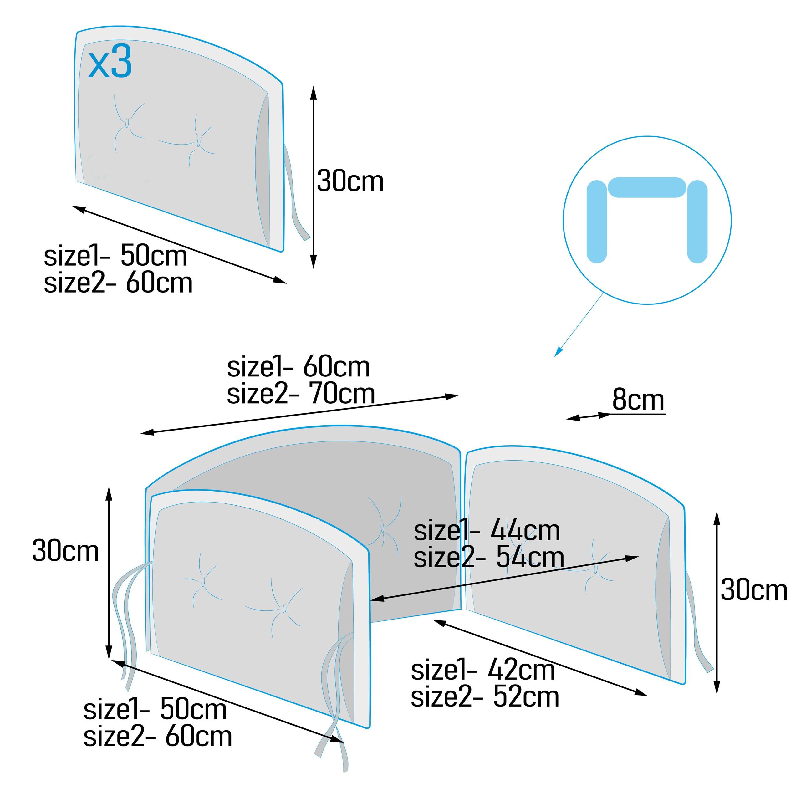 Wymiary Ochraniacz Thick