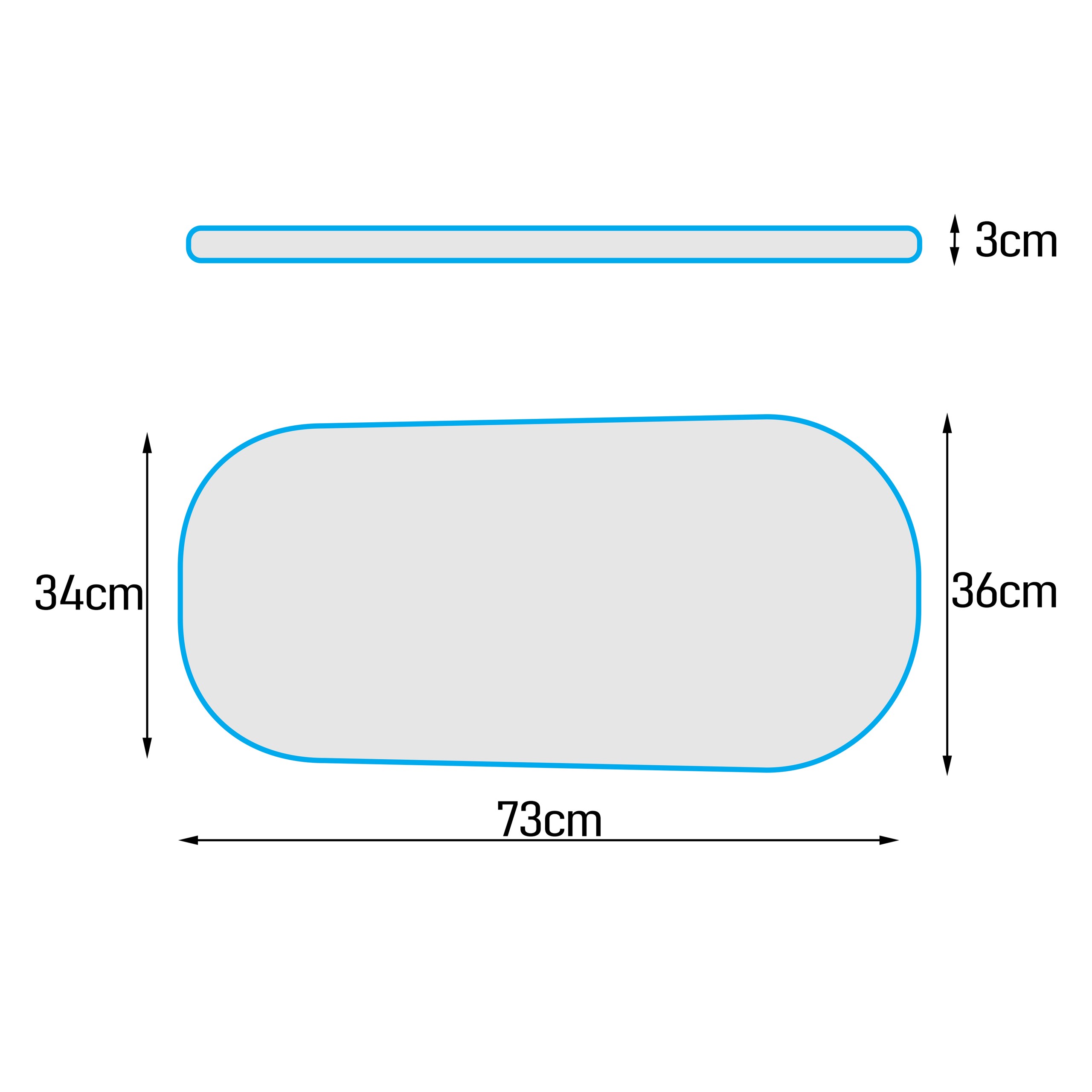 Wymiary Materaca Caminar - TYP 10