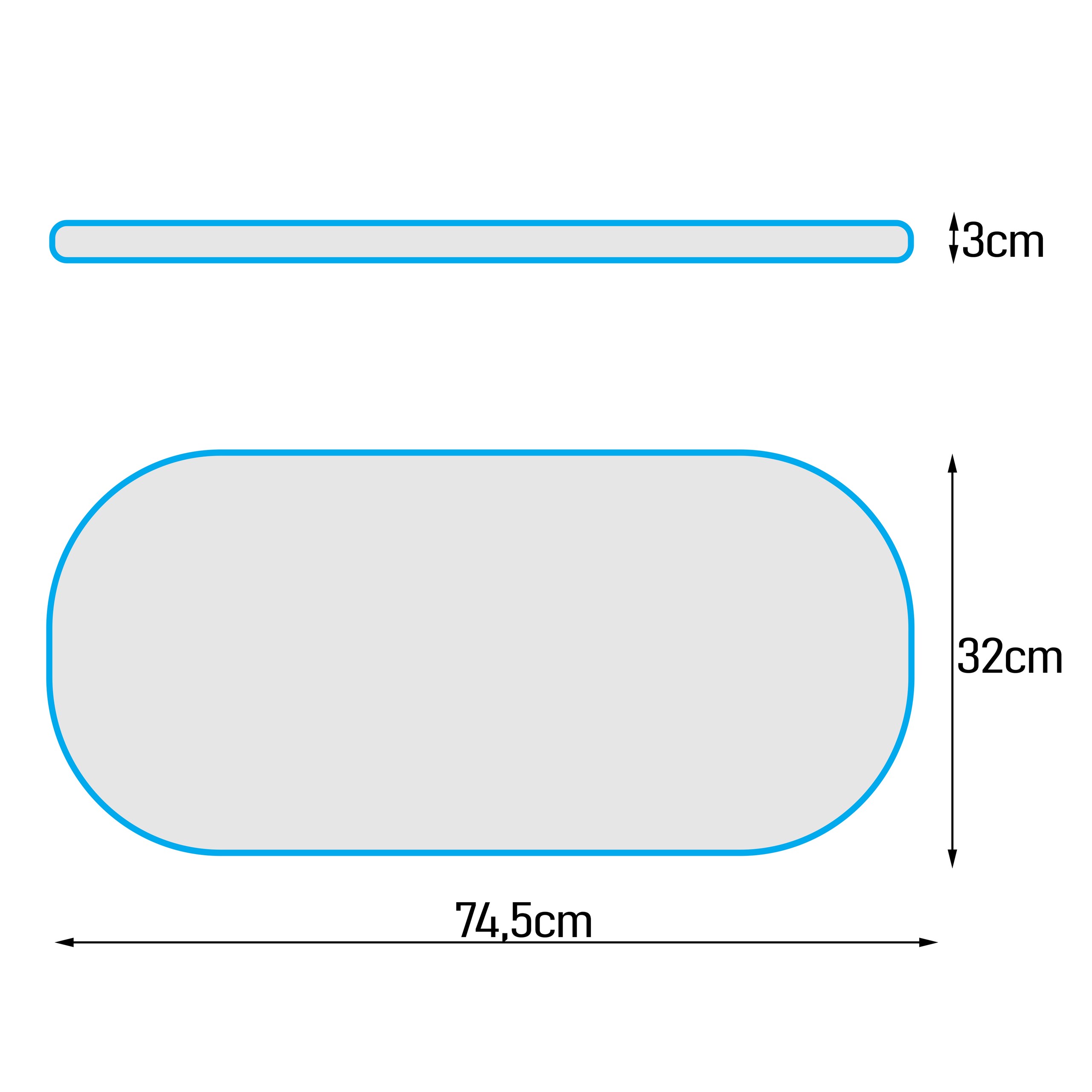 Wymiary Materaca Caminar - TYP 7
