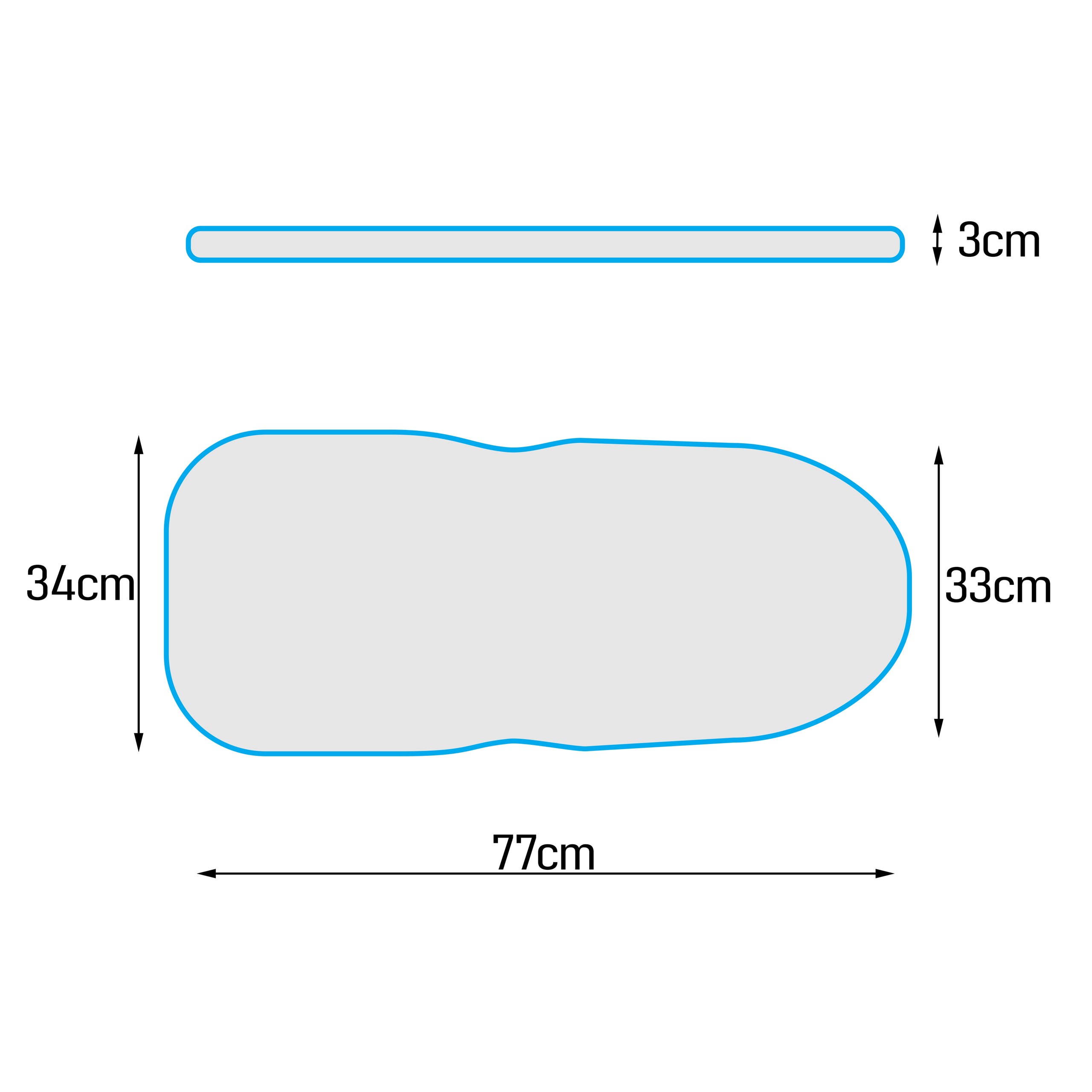Wymiary Materaca Caminar - TYP 8