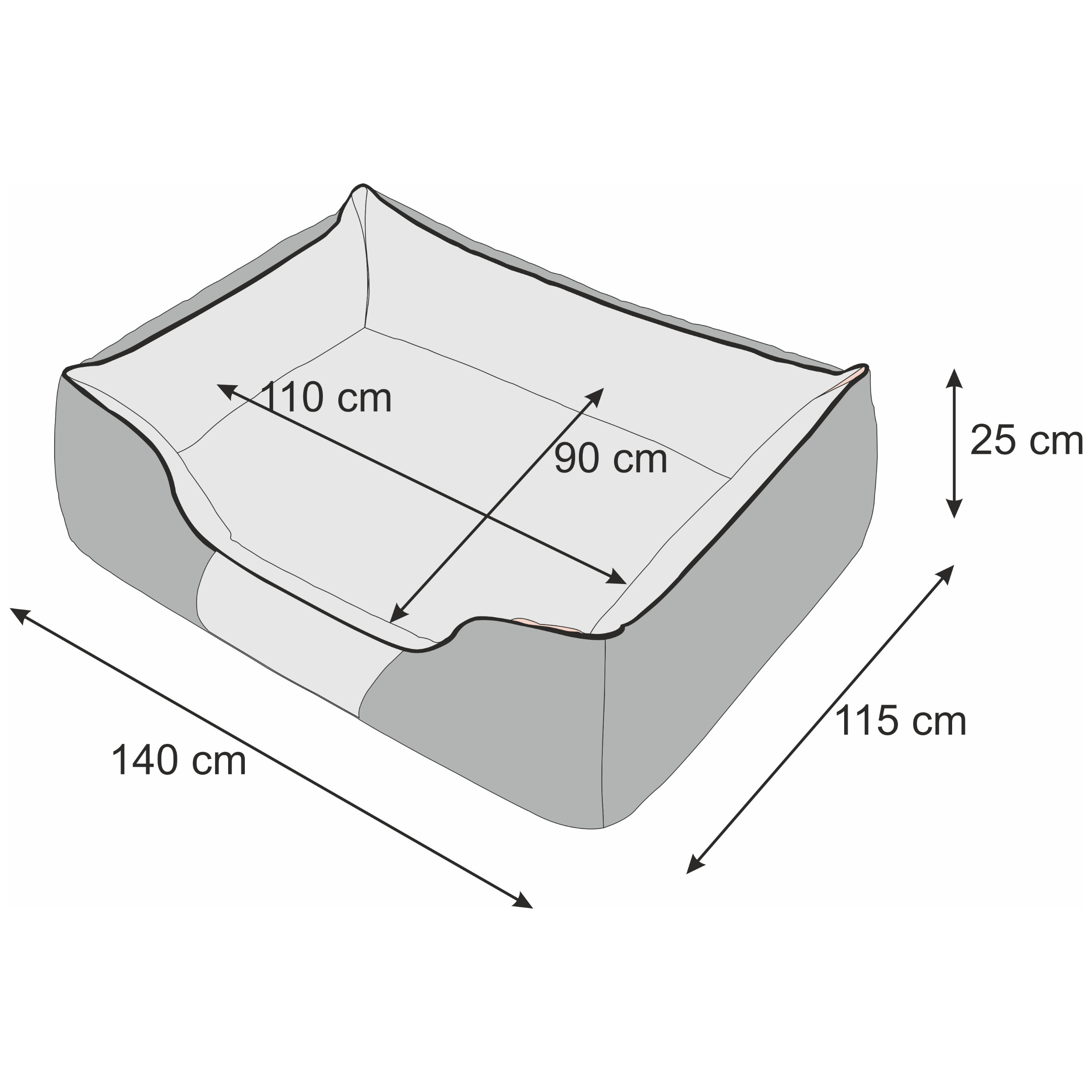 Wyamir legowiska XXXL Comfort Ekoln