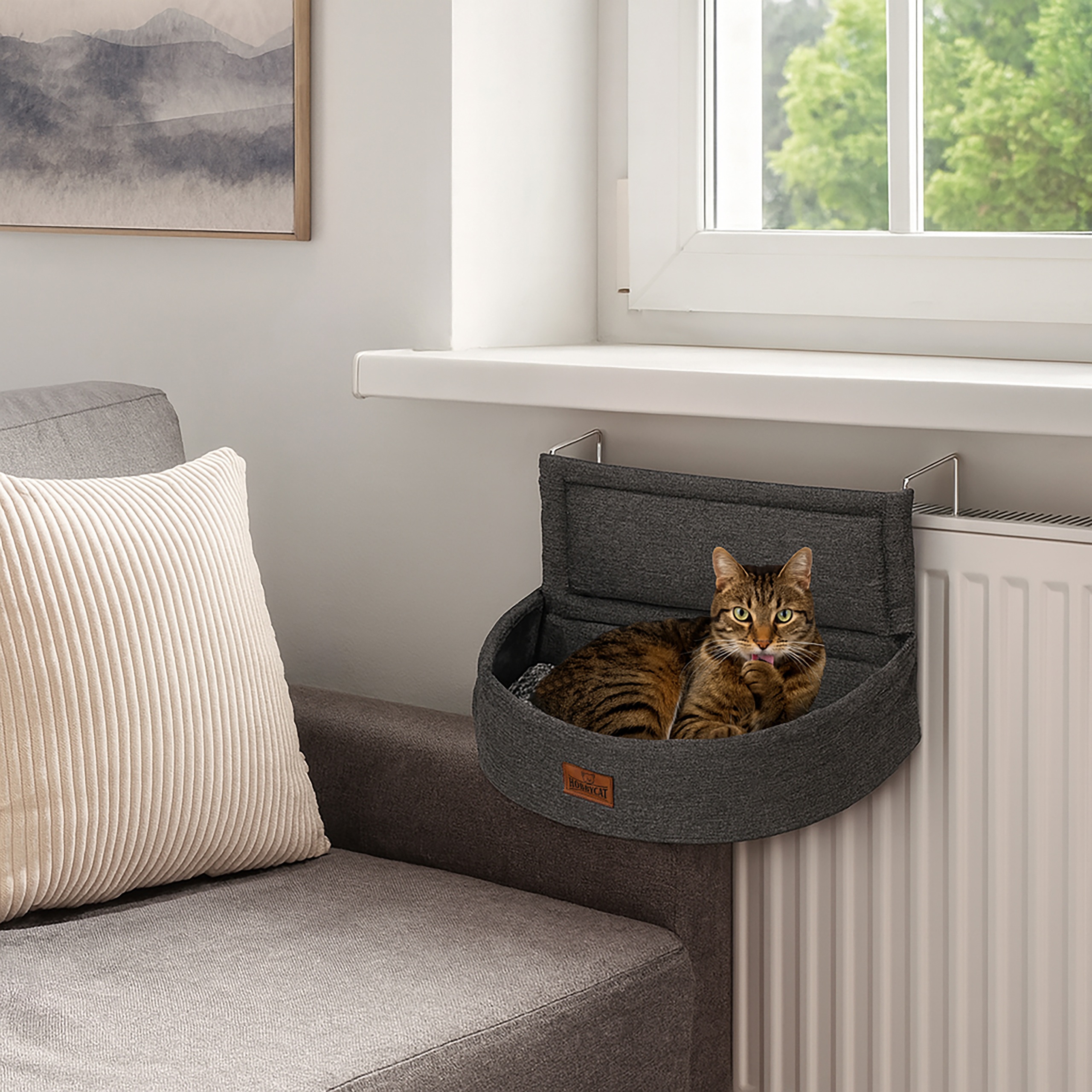 Hamak Milo na kaloryfer dla kota