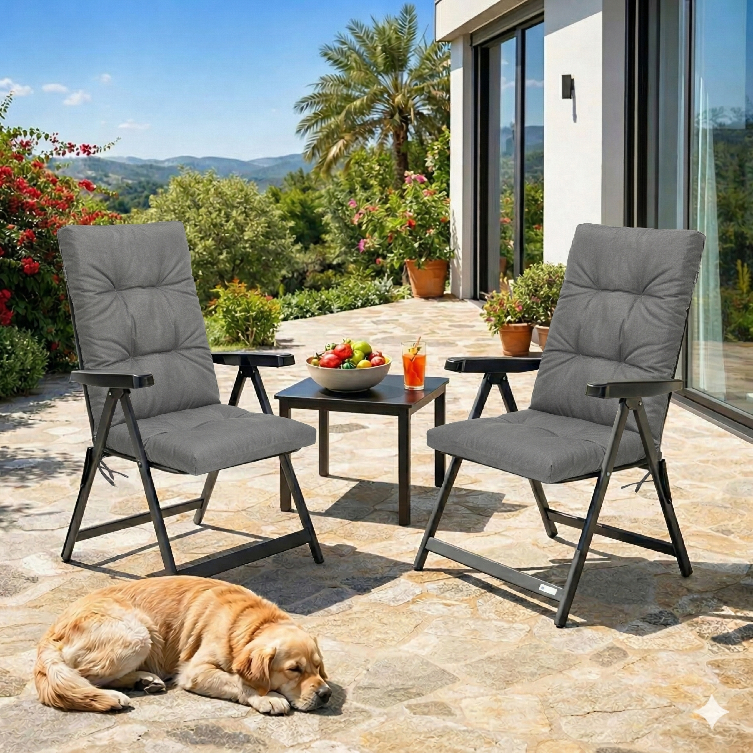 Poduszka ogrodowa na fotel - Lena Light