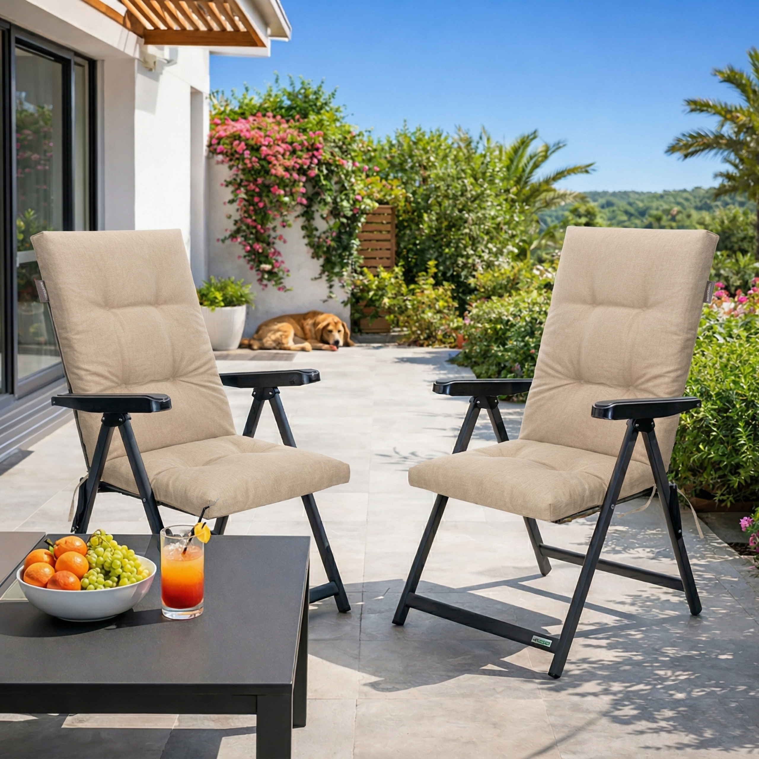 Poduszka ogrodowa na fotel - Lena Light