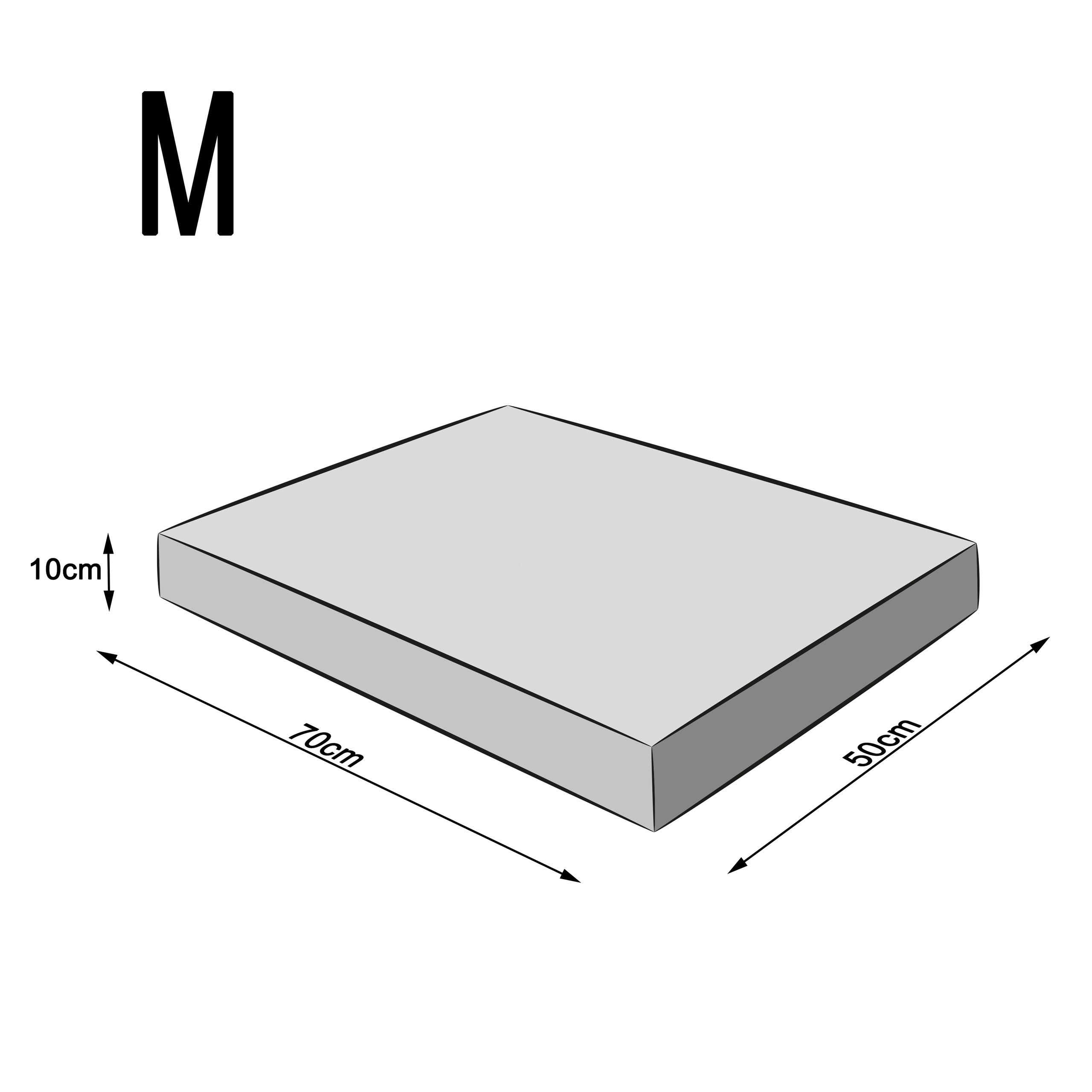 Wymiary Materac M