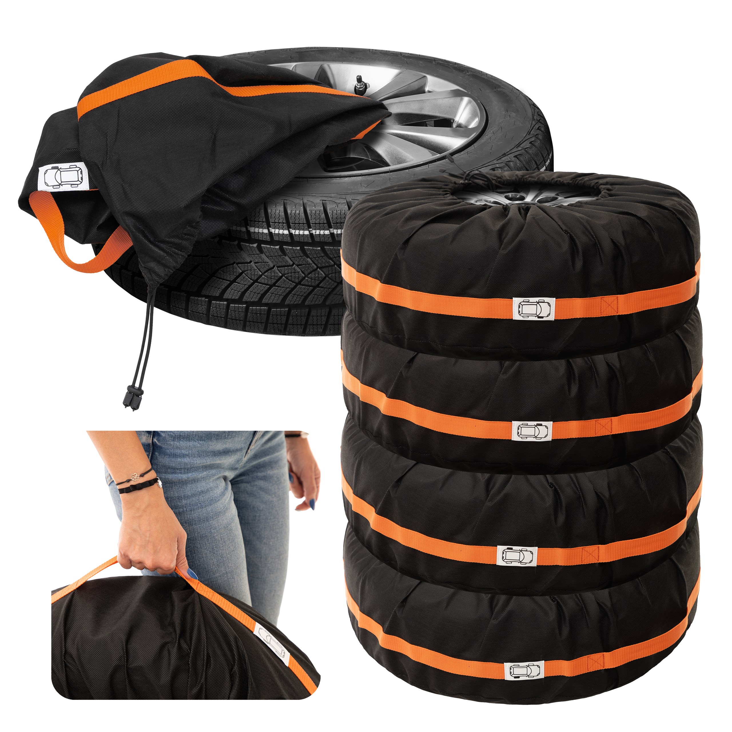 Pokrowiec na koła samochodowe