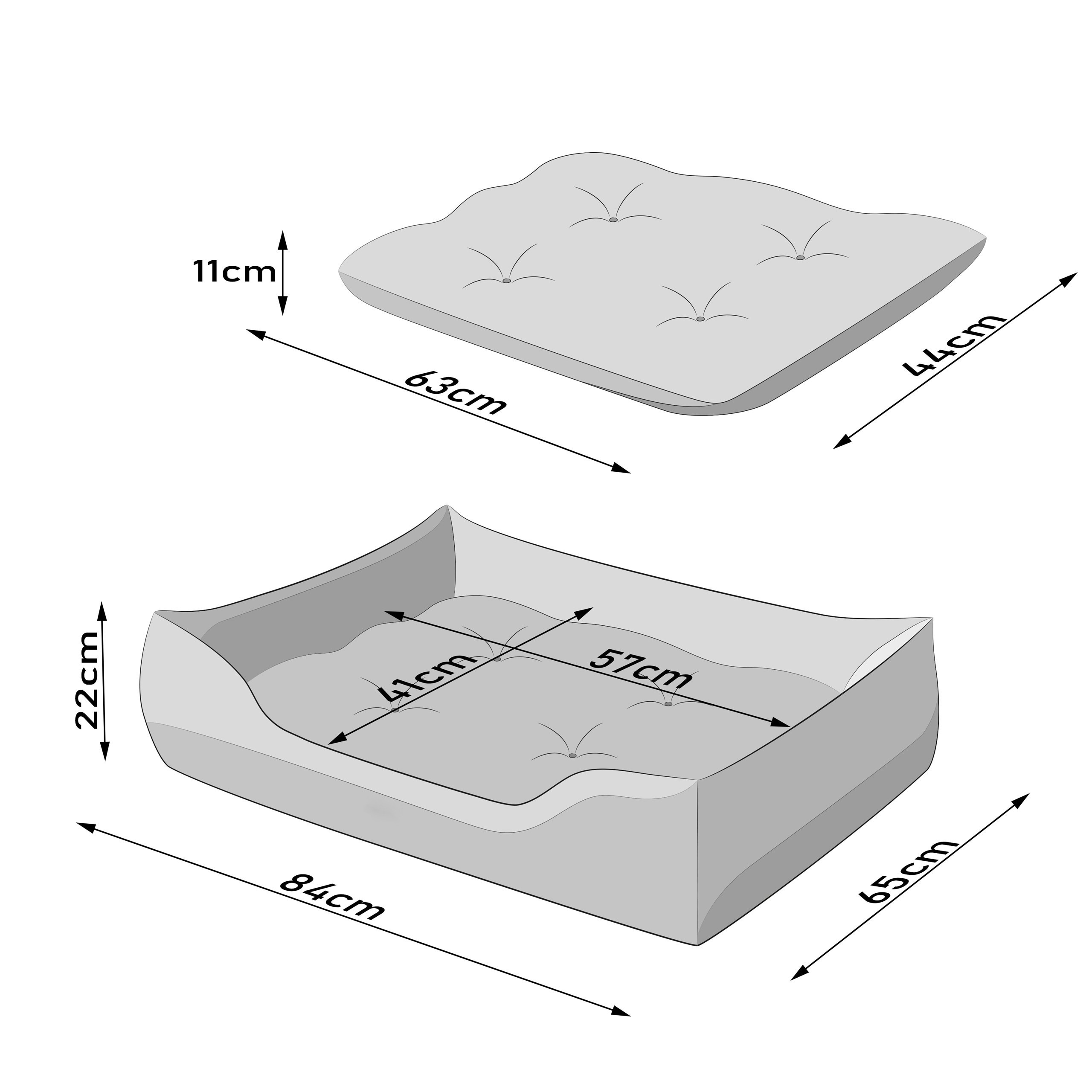 Legowisko Puffy - rozmiar R2