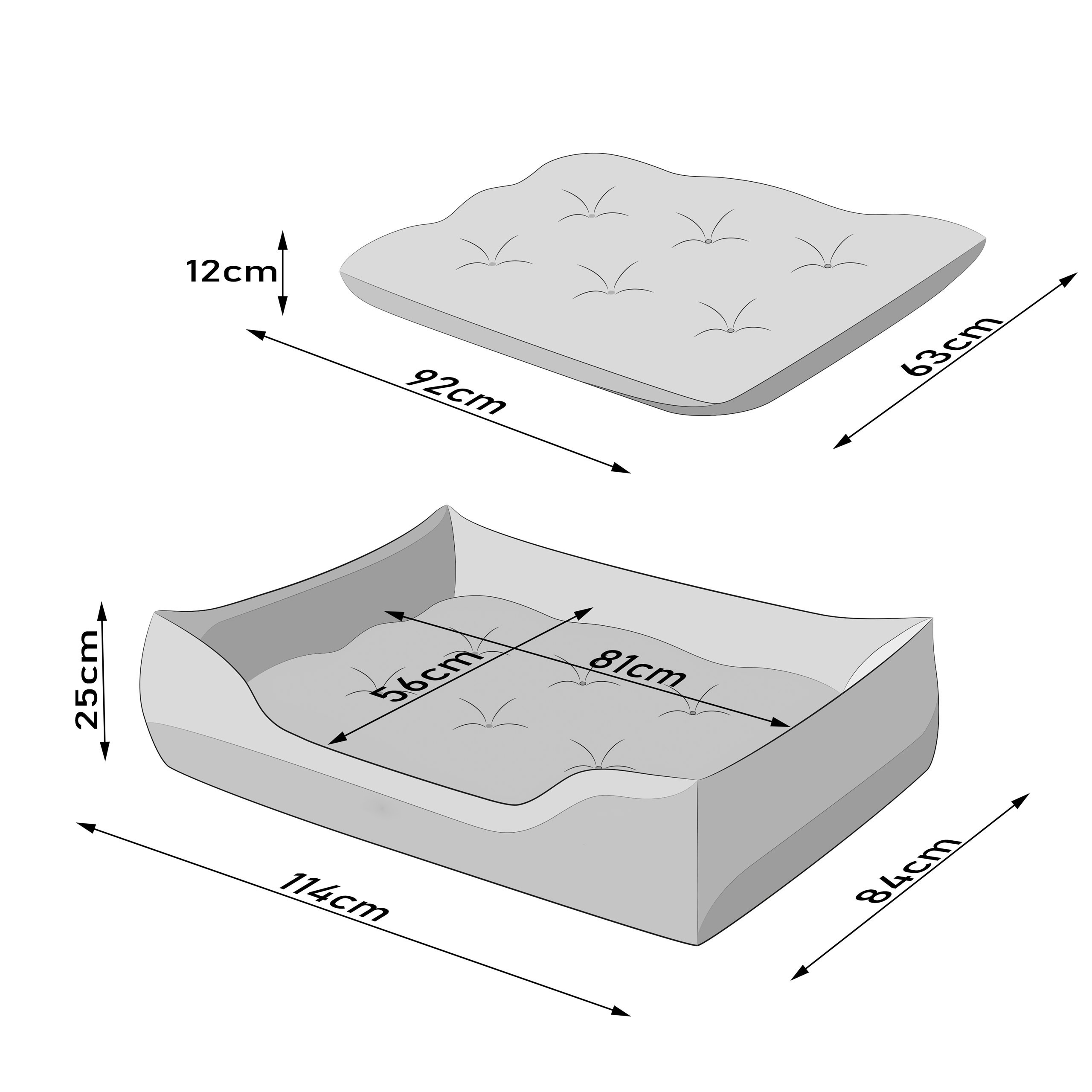 Legowisko Puffy - rozmiar R4