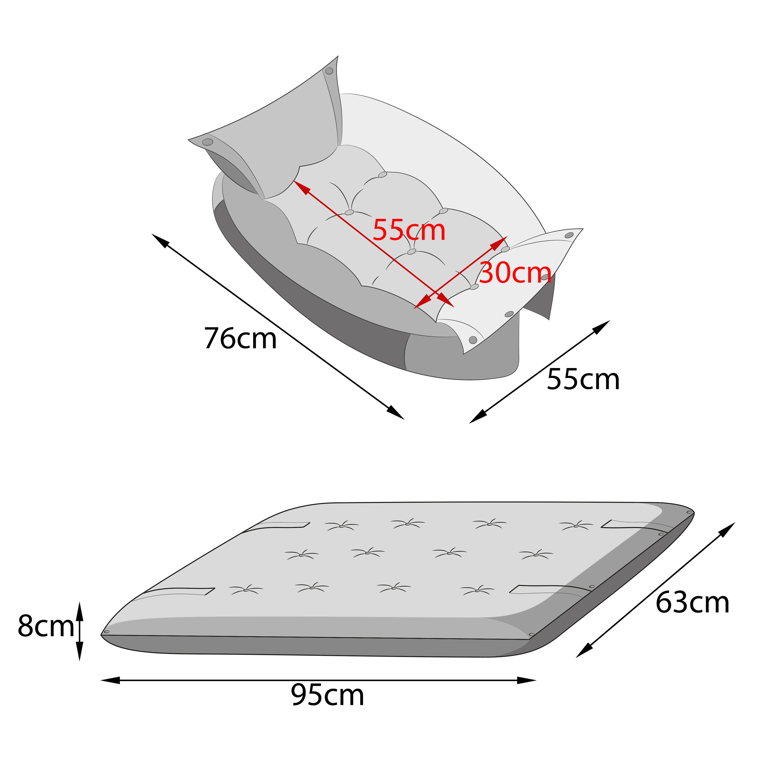 Legowisko Twice - Rozm, L